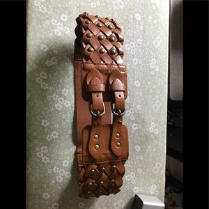 Buckle brand vegan high waist belt